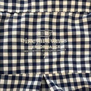 Vineyard Vines Blue and White Gingham Shirt